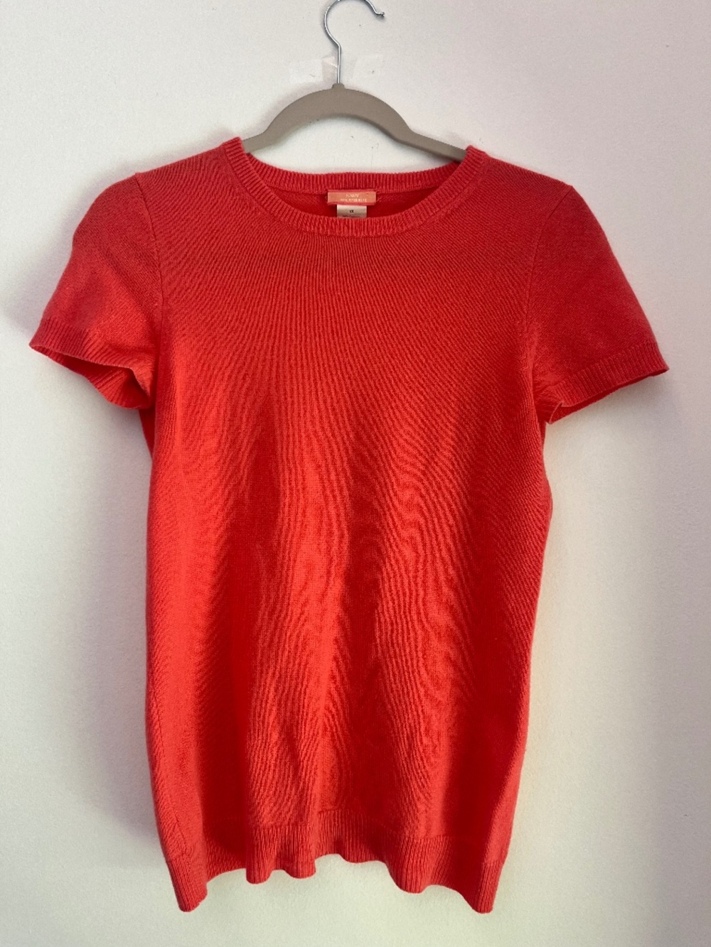 J. Crew Short-Sleeve 100% Cashmere Top (XS)